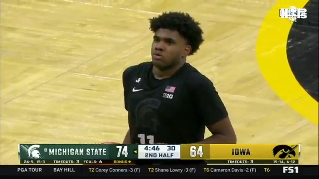 Jase Richardson against Iowa to help Michigan State clinch the Big 10 regular season title🔥 22 PTS | 7-13 FG | 4 REB