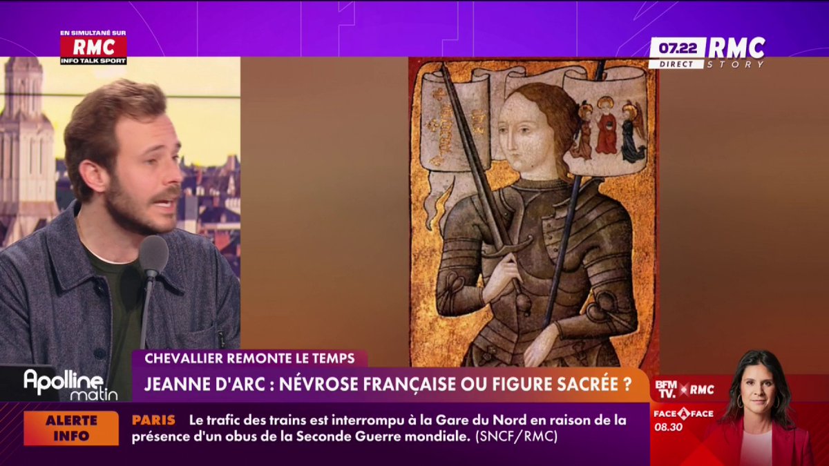 🔴 Conflit ouvert à Nice. La justice réclame le retrait d’une statue de Jeanne d’Arc. De son côté, la mairie dénonce un déboulonnage arbitraire. Et pour arthur chevallier, notre historien du matin, Jeanne d’Arc, c’est LA névrose française. #ApollineMatin