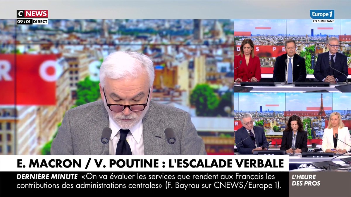 "Emmanuel Macron mène la guerre des mots avec Vladimir Poutine quand il ne dit rien au président algérien" ➡️ Écoutez l'édito de Pascal Praud du lundi au vendredi à 9h dans l'#HDPros sur #Europe1