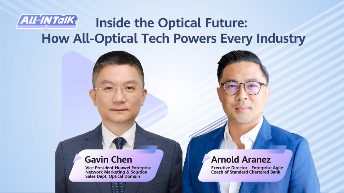 Gavin Chen, VP of Huawei Network Marketing & Solution Sales Dept., told blogger Arnold Aranez #MWC25 how #HuaweiFTTO boosts #WiFi7 and #ONU devices for industries like education and hospitality, with new #OptiX OSN for AI training and Data Center Interconnect (DCI) solutions. Discover more from Huawei Enterprise at #MWC25: