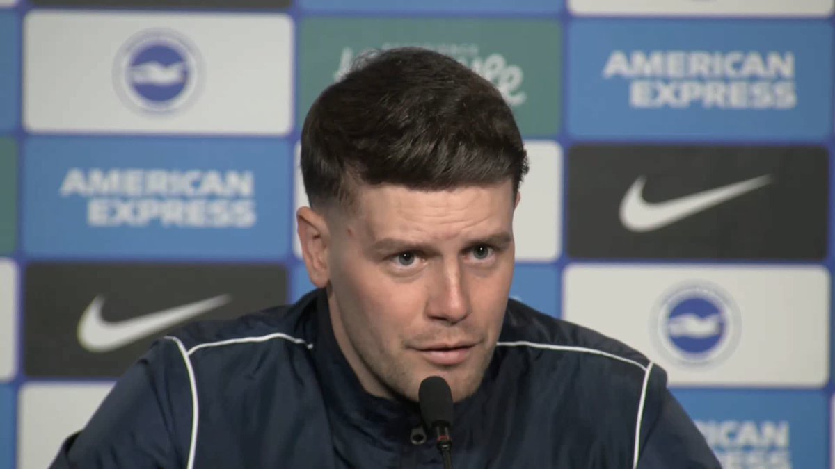 "We have to climb new peaks" 🧗 Fabian Hürzeler likens Brighton's challenge of qualifying for European football to climbing a mountain 🏔️