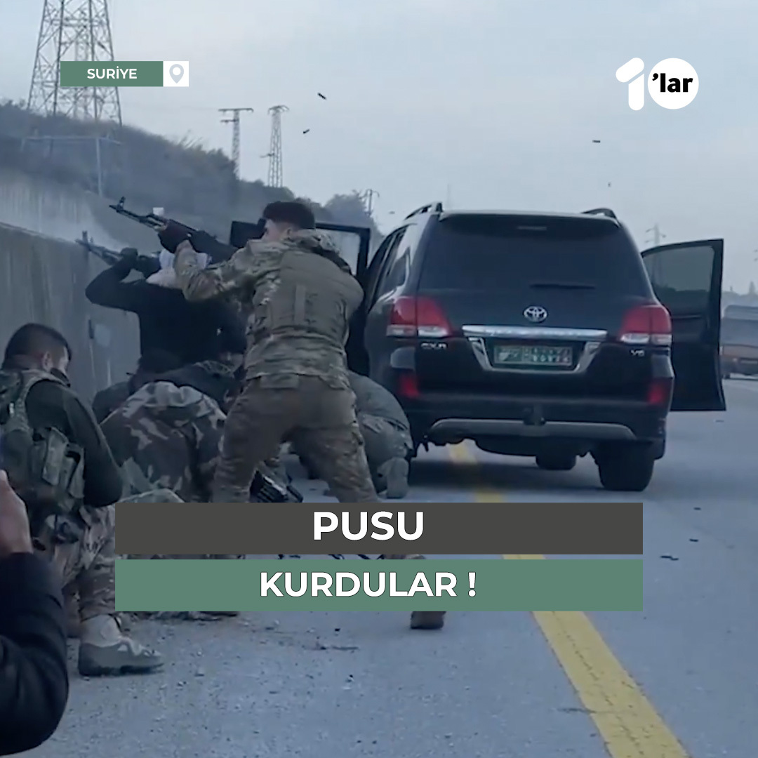 🔴El Hadath kamerası, Halep-Lazkiye yolunda Esed kalıntıları tarafından Suriye ordusuna düzenlenen pusu anını kaydetti.