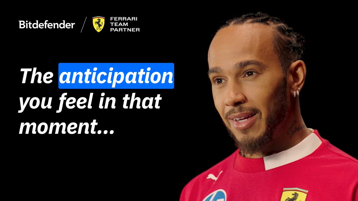 Watch Lewis Hamilton reflect on the emotions before a race and the power of trust in every moment. 🚀🏁 #Bitdefender #ScuderiaFerrariHP