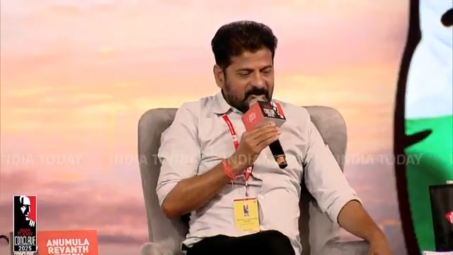 ''Miss World competition is going to be held in Hyderabad. So why can't Olympics be held in Hyderabad?'': Revanth Reddy ''We have very good infrastructure in Hyderabad. Humara infrastructure Ahmedabad se 100 guna better hai'': Revanth Reddy #IndiaTodayConclave25 Preeti Choudhry Rajdeep Sardesai