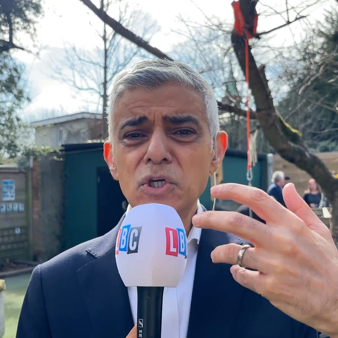 ‘So when it’s fully successful it won’t make any money at all?’ ‘Absolutely’. As research shows that London’s air is cleaner following the ULEZ, Sadiq Khan tells James O’Brien he hopes fewer motorists keep paying to pollute in the capital.