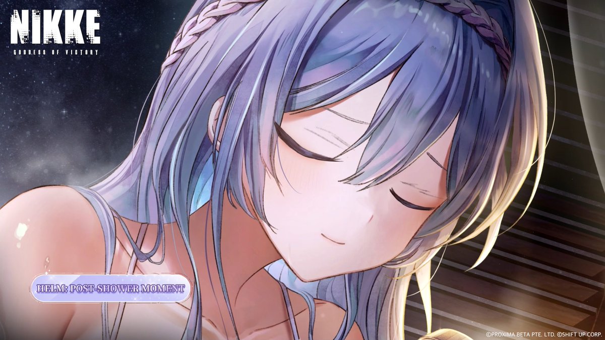 【Helm ASMR Released】 Helm's new ASMR video, Catching Love Among the Bubbles, is now live! ✨ Relax before bed alongside Helm's gentle company. 🫧 Watch the full HD Ver here! 🔗: ※For a better experience, we recommend using headphones. #NIKKE #Helm #ASMR