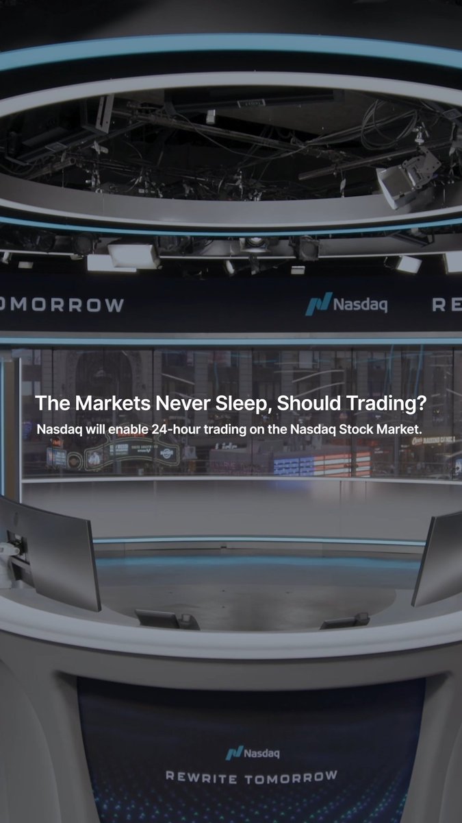 Sound On 📢 Nasdaq is bringing 24-hour trading to the Nasdaq Stock Market. Learn more from Nasdaq's President Tal Cohen: