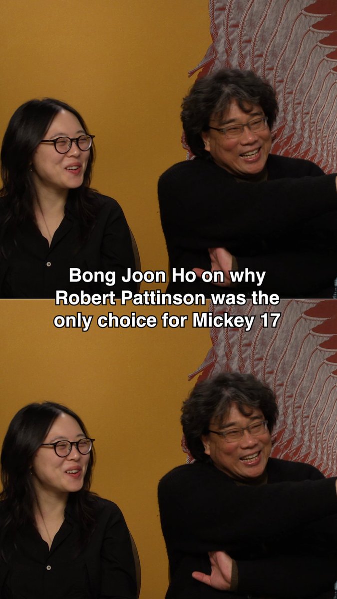 Director Bong Joon Ho on why Robert Pattinson was perfect to play Mickey 17. Playing now at BFI IMAX 🎬 #Mickey17 #RobertPattinson #BongJoonHo #RPatz
