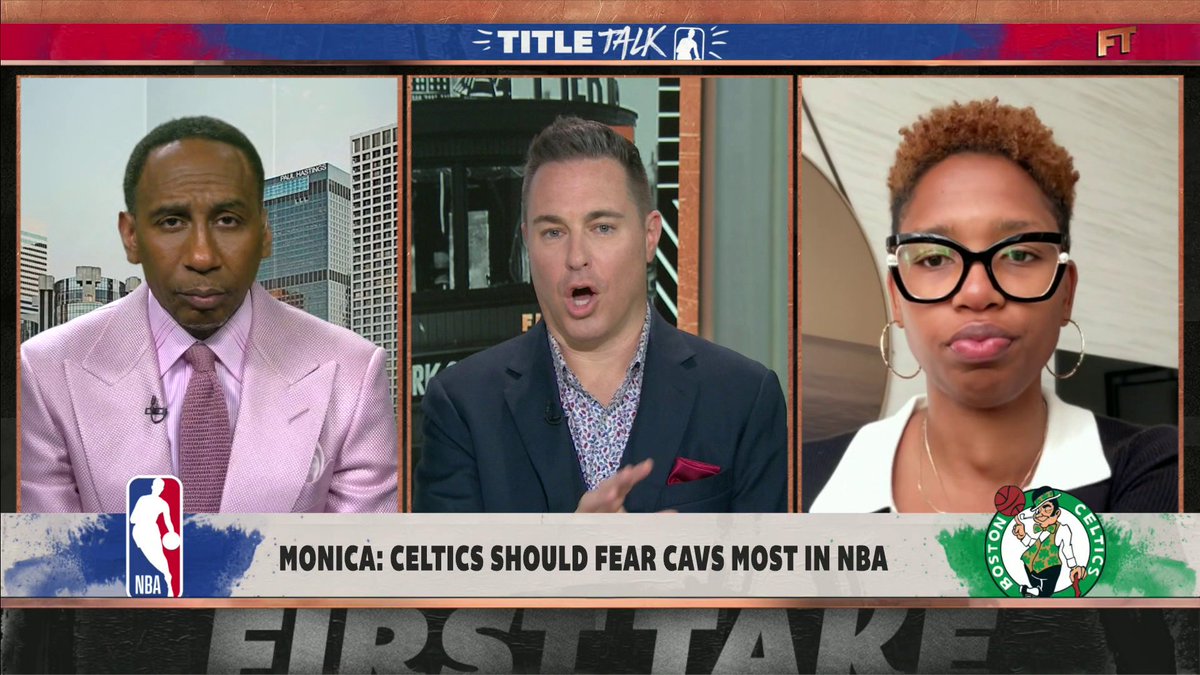 "[The Cavs] are the clear and present danger to the Boston Celtics right now." 😯 McNutt Monica, Joe Fortenbaugh, and Stephen A Smith agree that the Cavs are the Celtics' biggest FEAR in the NBA playoffs 👀