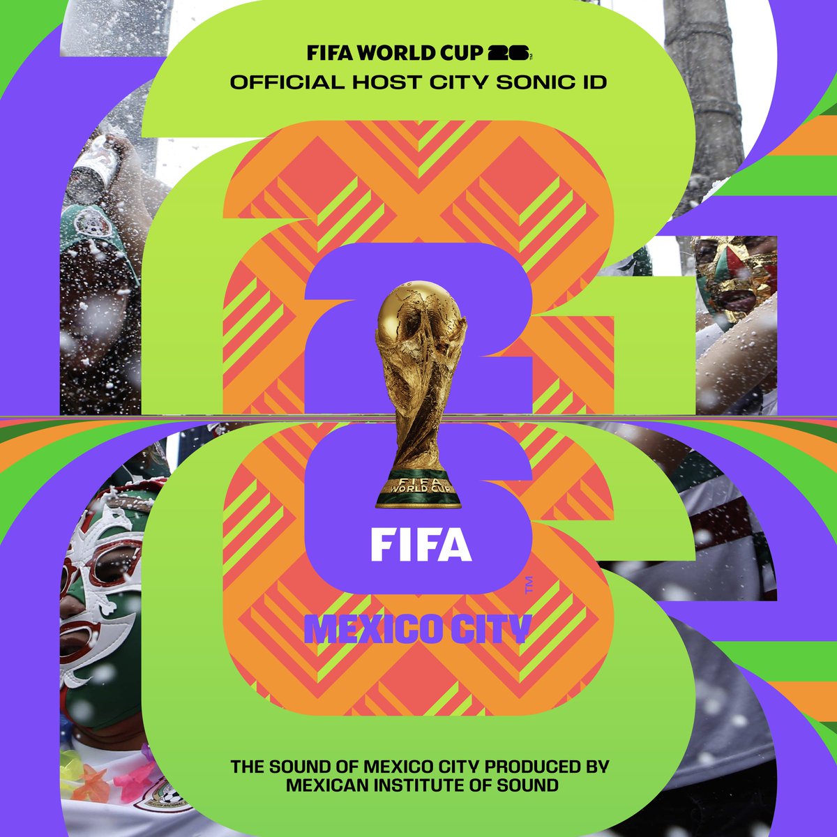 📣 A song for the capital! 🇲🇽 The official #WeAre26 Sonic ID for FIFA World Cup 26™️ Mexico City is here, featuring I.M.S / M.I.S.!