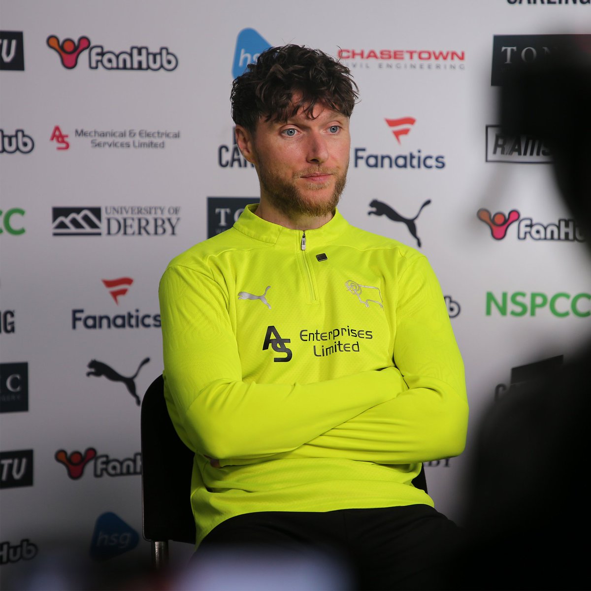 "It feels good." 🙌 Jeff Hendrick's first interview after completing his return to Derby County. 🗣️