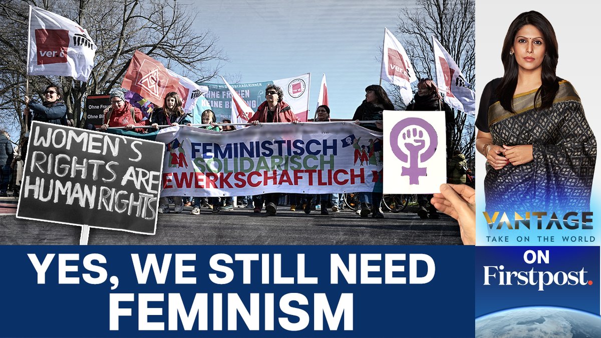 #VantageOnFirstpost: International Women's Day, observed on March 8, highlights the ongoing fight for gender equality. Feminism, advocating for equal rights and opportunities for all, faces criticism from some who view it as harmful or a "war on men." Palki Sharma tells you more.