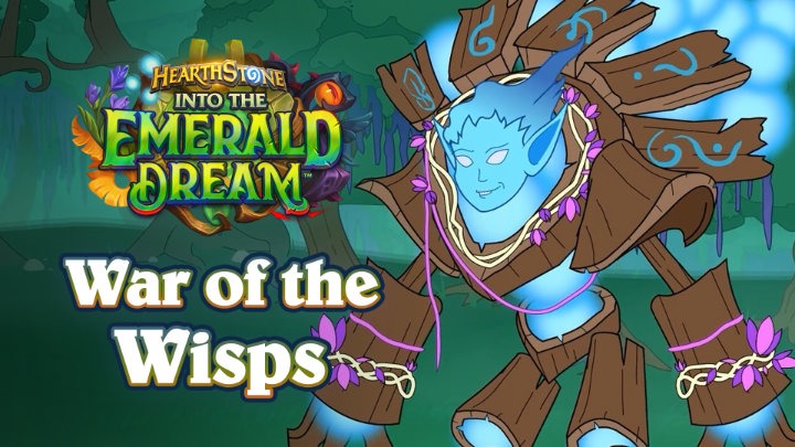 The Wisps are ready for war in Wronchi's Mage card reveal! Imbue your Hero Power, ping your opponents, and enter the Emerald Dream on March 25th.