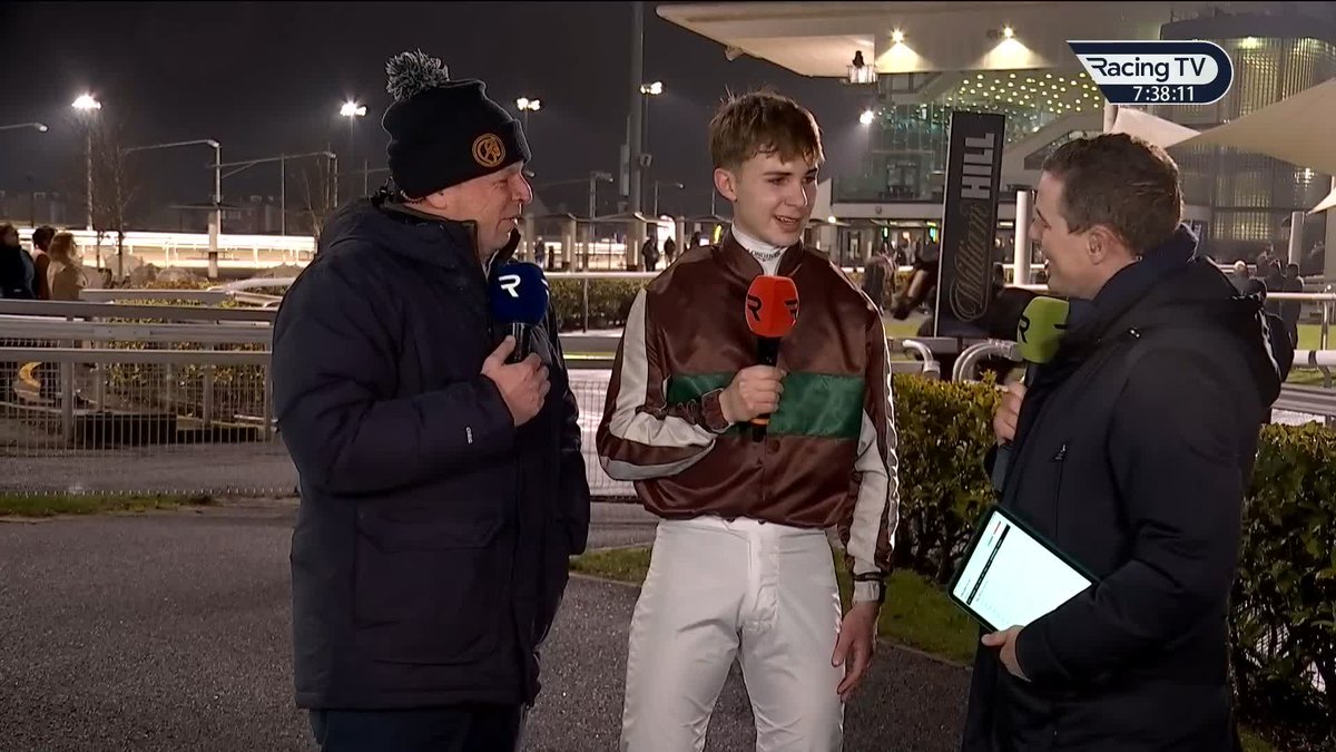 🗣️"I'm more like Kevin O'Ryan than Pat Smullen" 🤣 Paddy Smullen is on cloud nine after riding his first winner and he caught up with kevinoryan & Fran Berry afterwards ⬇️