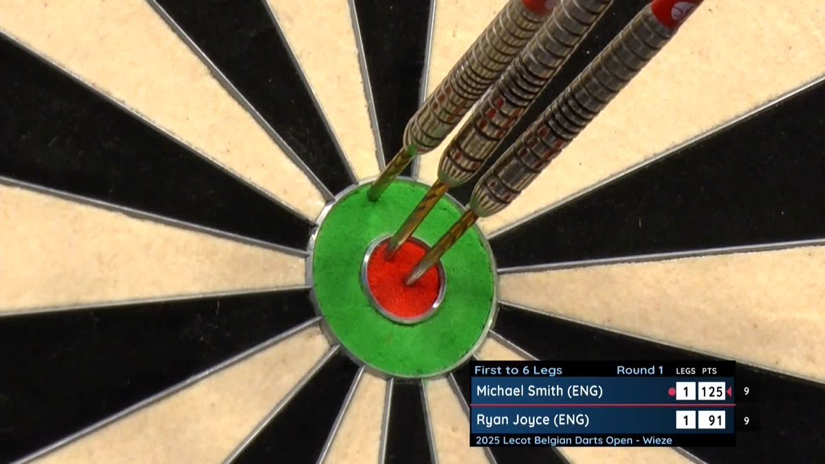 BULL, 25, BULL! Magical from Michael Smith! 👏 Bully Boy produces a sensational 125 checkout to raise the roof here in Wieze! 📺 | #ET1