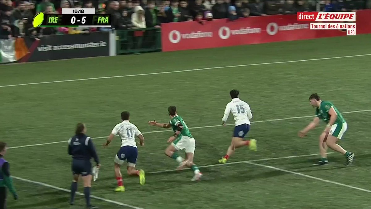 🏉🇫🇷 Le premier essai est pour nos Bleuets et il est signé Echegaray ! Le direct : #lequipeRUGBY