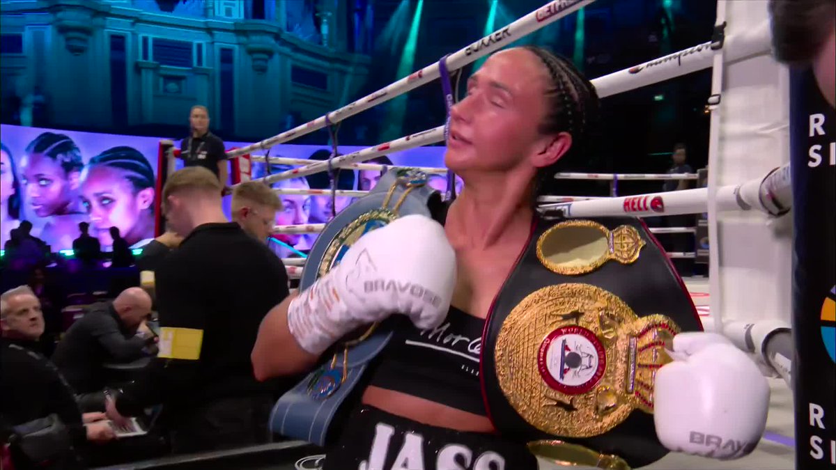 𝐀𝐍𝐃 𝐓𝐇𝐄 𝐍𝐄𝐖! 👏 Jasmina Zapotoczna breaks down how she secured the victory in a tough ten round war 🪖 #JonasPrice | Mar 7 | Royal Albert Hall | Sky Sports Boxing | #IWD2025 #AccelerateAction