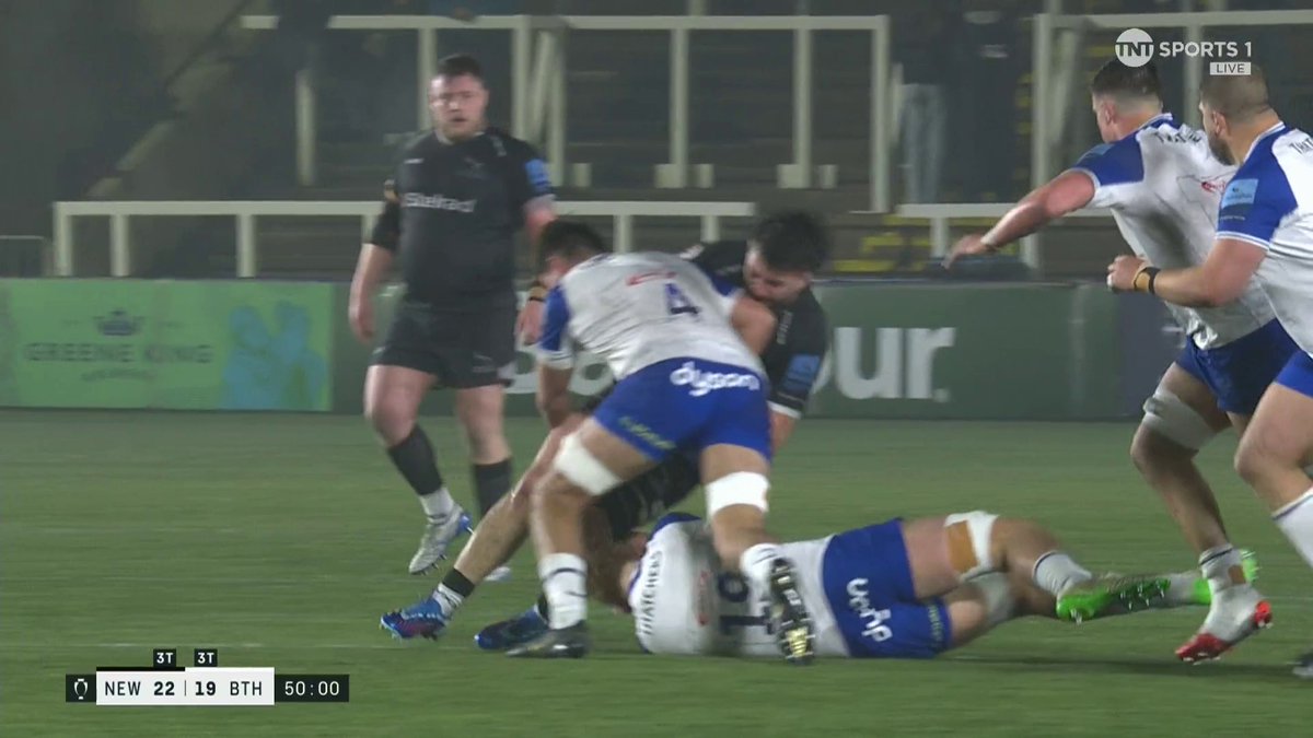 Ewan Richards 💪 #PremRugbyCup | #NEWvBAT