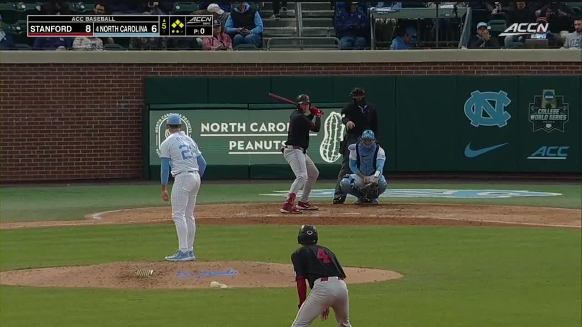 Grand Slam Stanford. Cardinal lead 12-6 Undefeated North Carolina really on the ropes