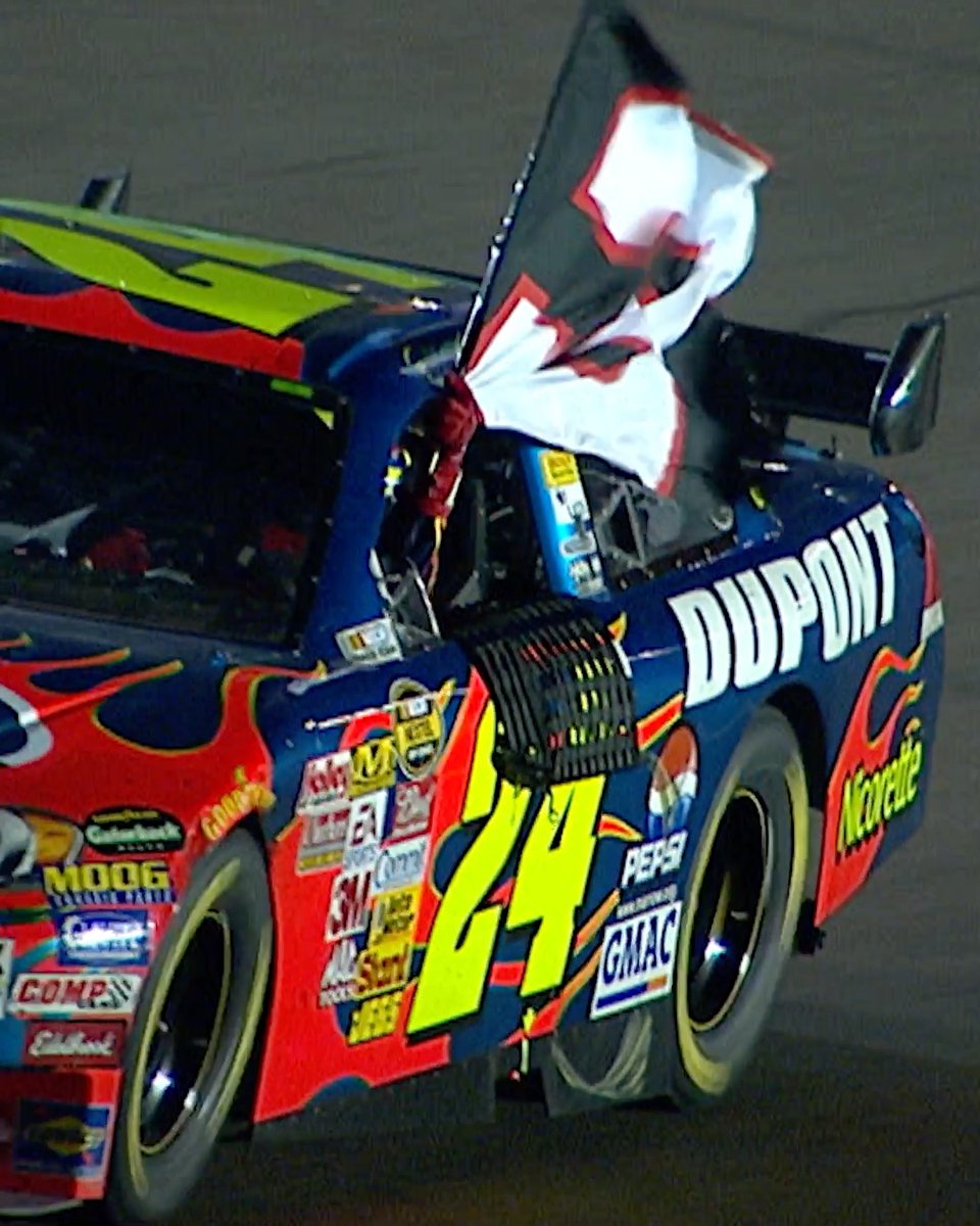 Jeff Gordon saluting Dale Earnhardt after passing him in all time wins was simply ICONIC