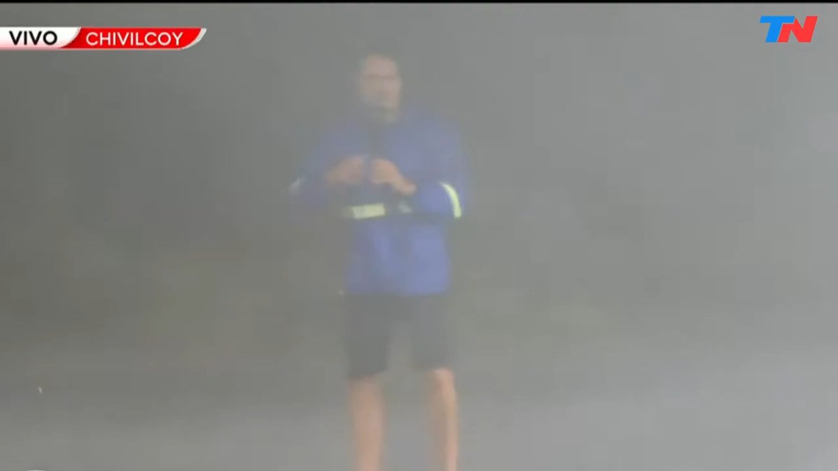 "Chivilcoy": Por comentarios sobre el móvil de TN durante la tormenta en esa ciudad