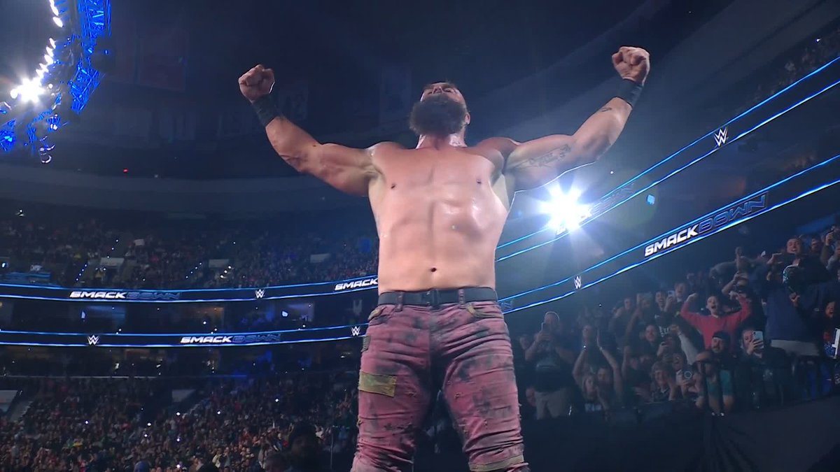 FATU THROUGH THE TABLE!!! 🤯 #SmackDown