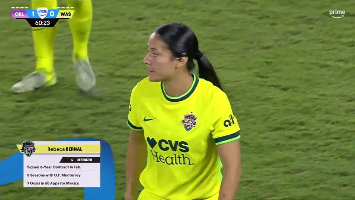 Debut moment 🙌 Welcome to the NWSL, Rebeca Bernal!