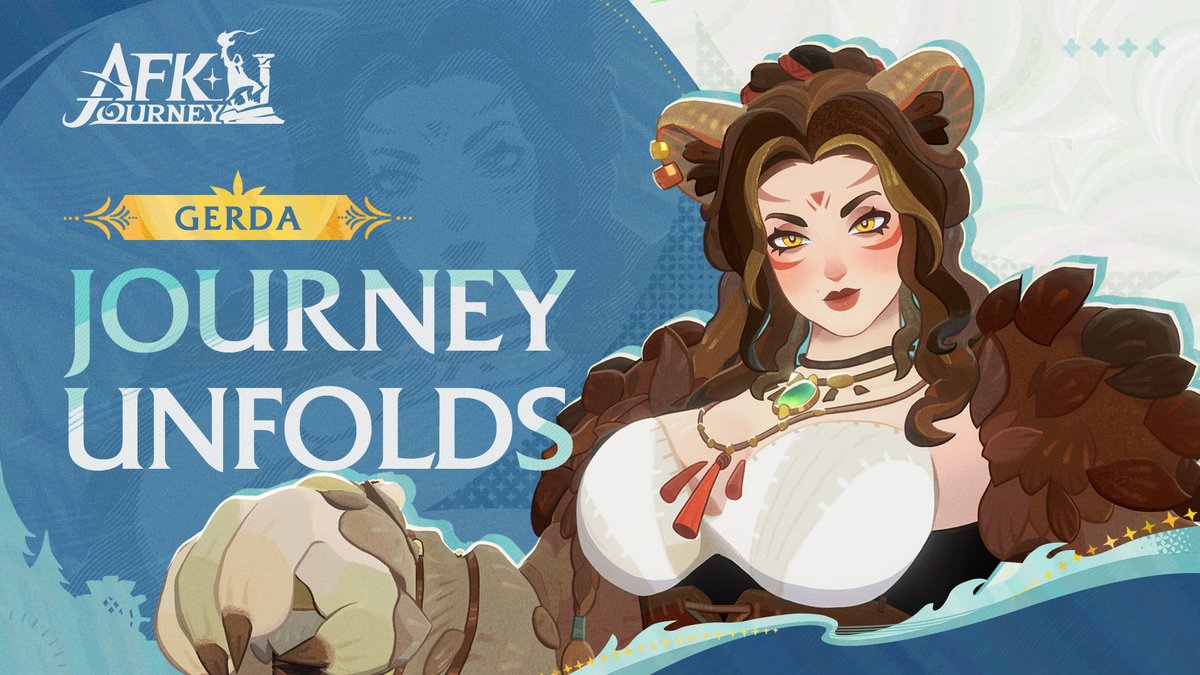 Gerda, Soothing Siren, is about to arrive in Esperia. Not only is she a powerful protector on the battlefield, but she’s also the warm-hearted owner of the Frozen Paw. Explore her skills and check out the latest updates now! 🐻#AFKJourney #Gerda