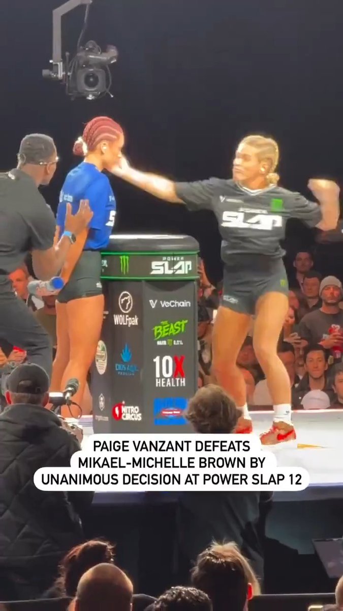 .@PaigeVanZant had a successful return to Power Slap