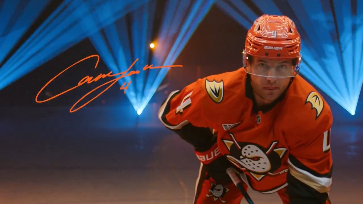 Forever a Duck. Welcome back, Cam 🧡 #FlyTogether