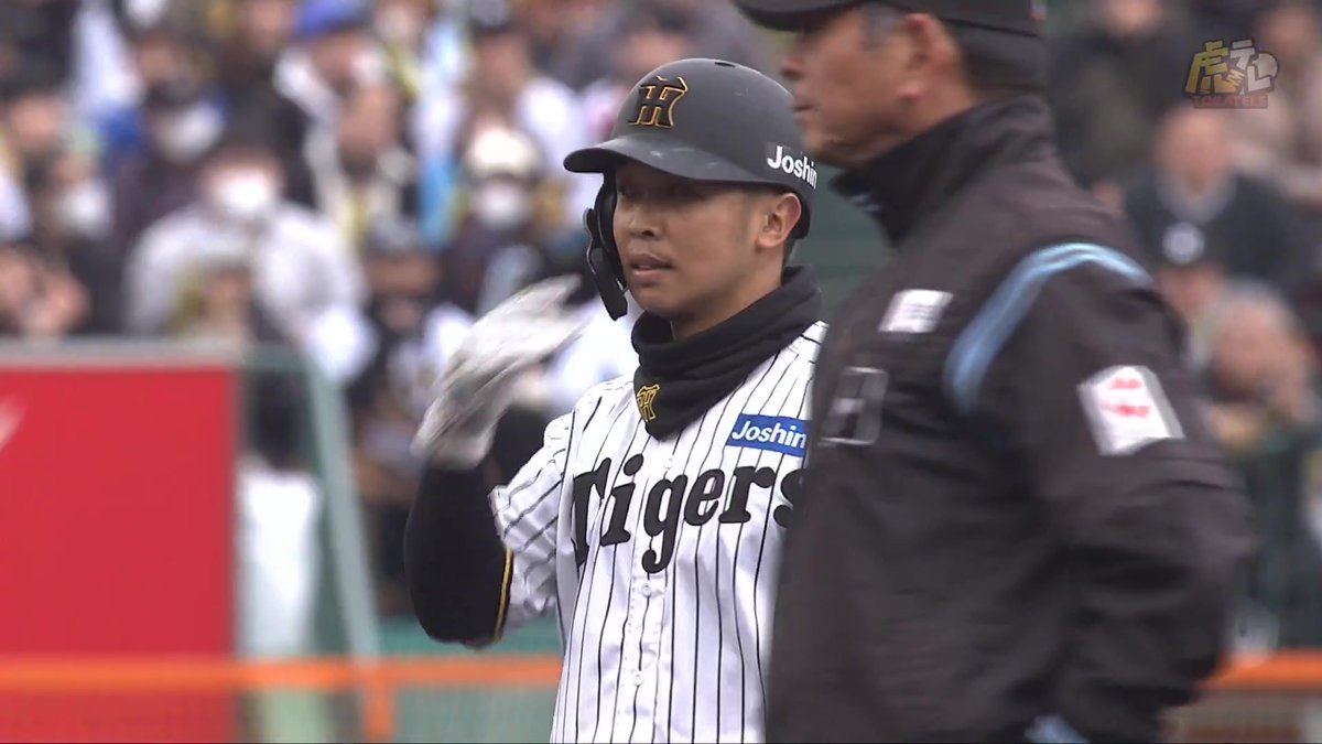 3回裏、タイガースが足を絡めた攻撃で先制点を奪う! #hanshin #虎テレ #阪神タイガース #鼓動を鳴らせ_虎道を進め
