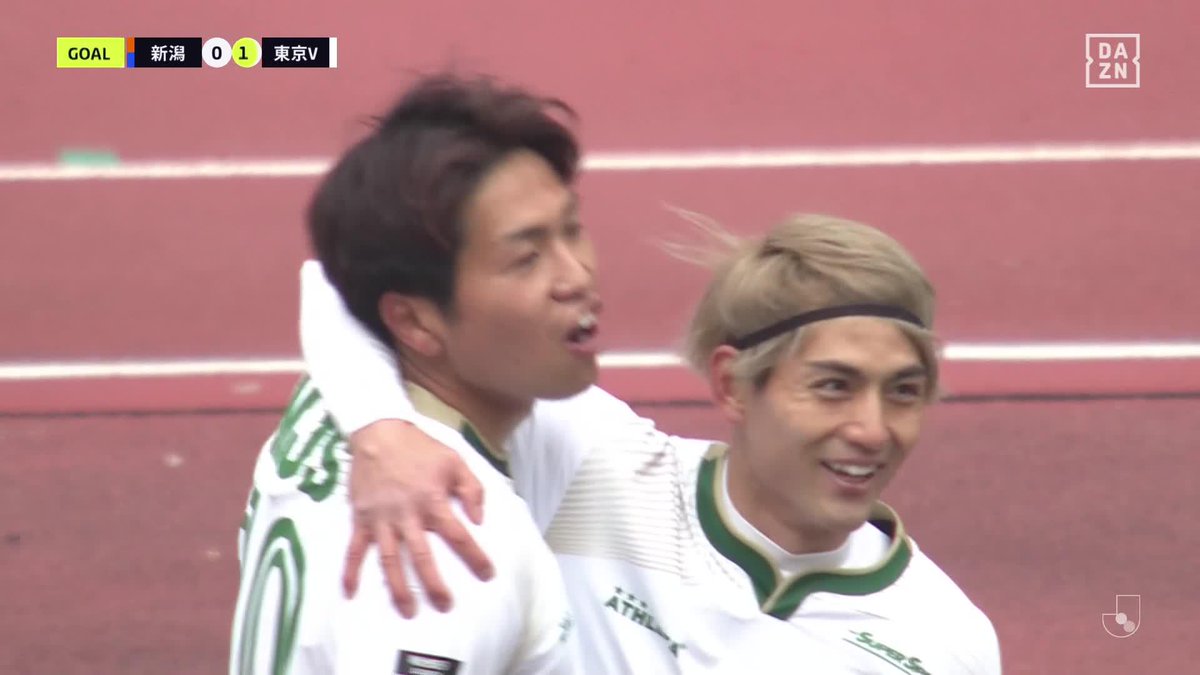 これがヴェルディのNo.10 先制ゴールは #木村勇大 開幕節以来のスタメン起用に応えた🔥 🏆明治安田J1第5節 🆚新潟×東京V 🆓#DAZN ライブ配信中 #Jみようぜ #Jリーグ #新潟東京V