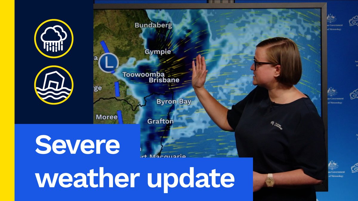 Severe Weather Update: Ex-Tropical Cyclone Alfred Saturday afternoon update Video current: 3:00pm AEST 8 March 2025 Latest forecasts and warnings: or the BOM Weather app.