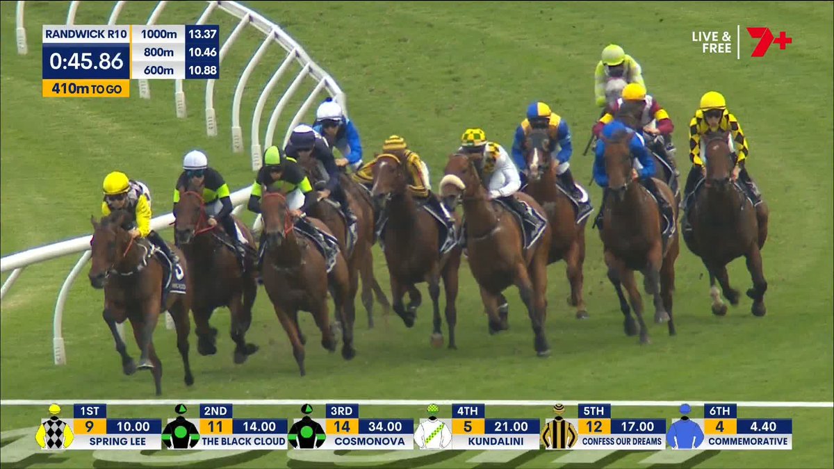 Commemorative takes out the last at Randwick 🤝 What a day for Godolphin 🙌