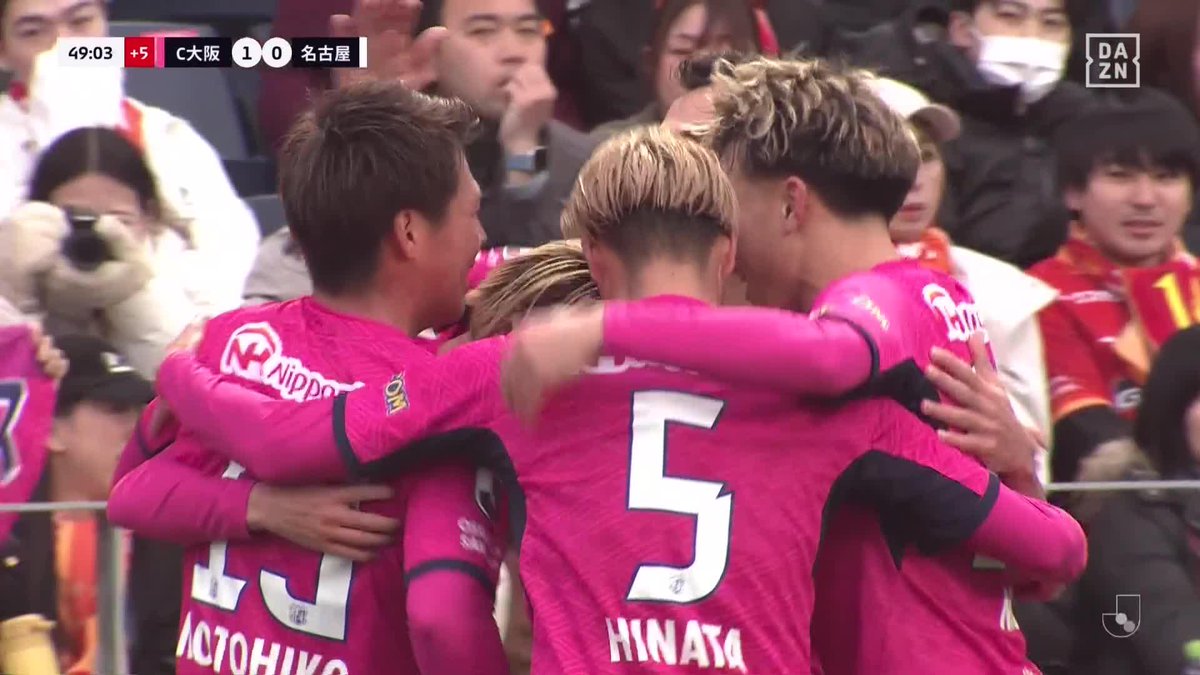 すべてが美しい #喜田陽 のスルーパスから抜け出したのは #中島元彦 最後は #北野颯太 今シーズン4点目 🏆明治安田J1第5節 🆚C大阪×名古屋 🆓#DAZN LIVE配信中 #Jみようぜ #Jリーグ #C大阪名古屋