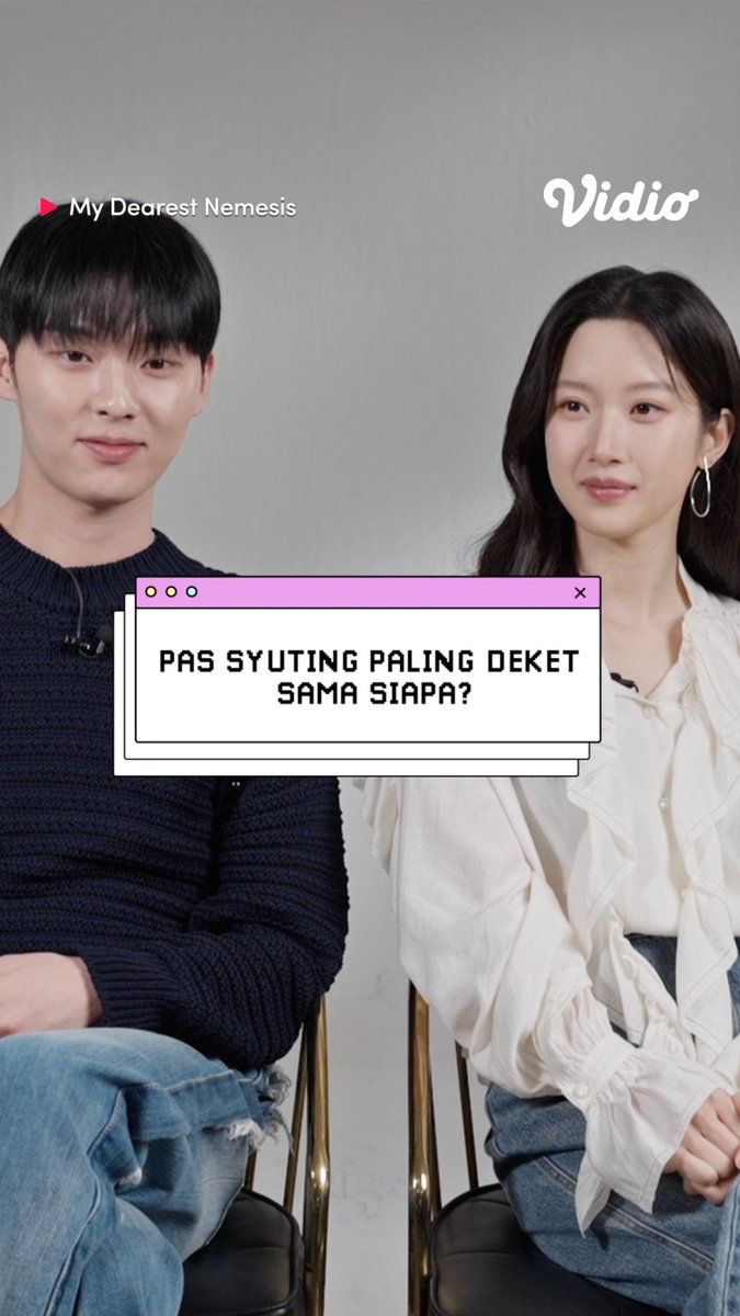 jawaban mbak Bulan bikin kagum, jawaban Ppanju bikin penonton nyengar-nyengir 😁😁😁😁 🎬 My Dearest Nemesis (Mun Kayoung, Choi Hyunwook)
