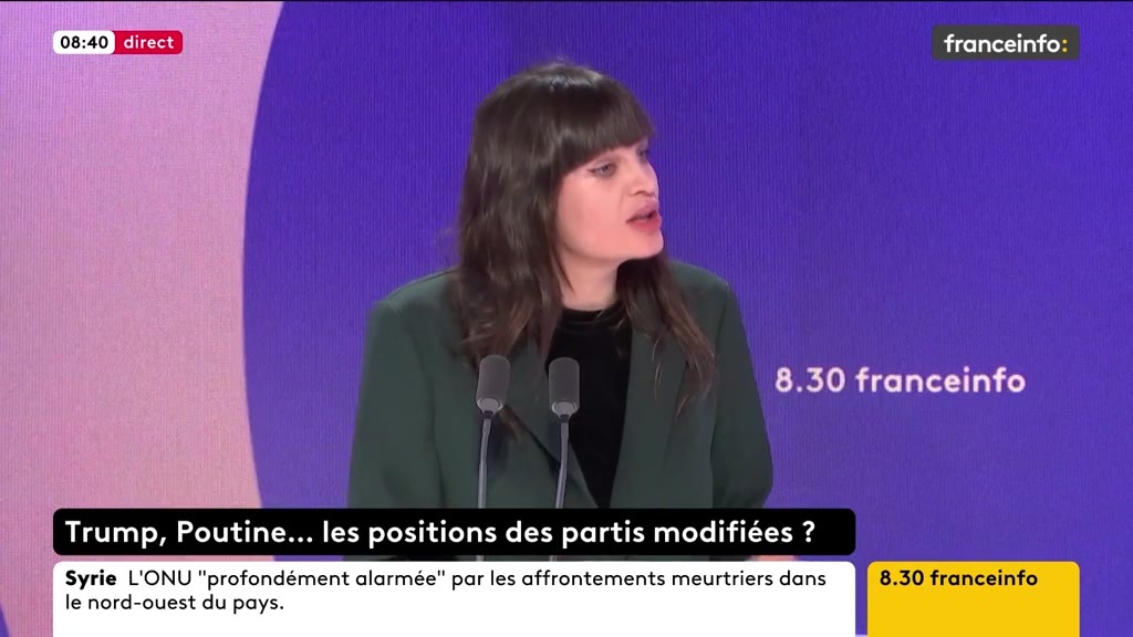 Est-ce que la Russie est un adversaire ? “Bien sûr que c’est une menace” pour l’Ukraine et la Géorgie, "c’est une certitude", pour les États-membres, ça l’est “beaucoup moins”. “La France n’est pas menacée”, assure la députée LFI Alma Dufour.