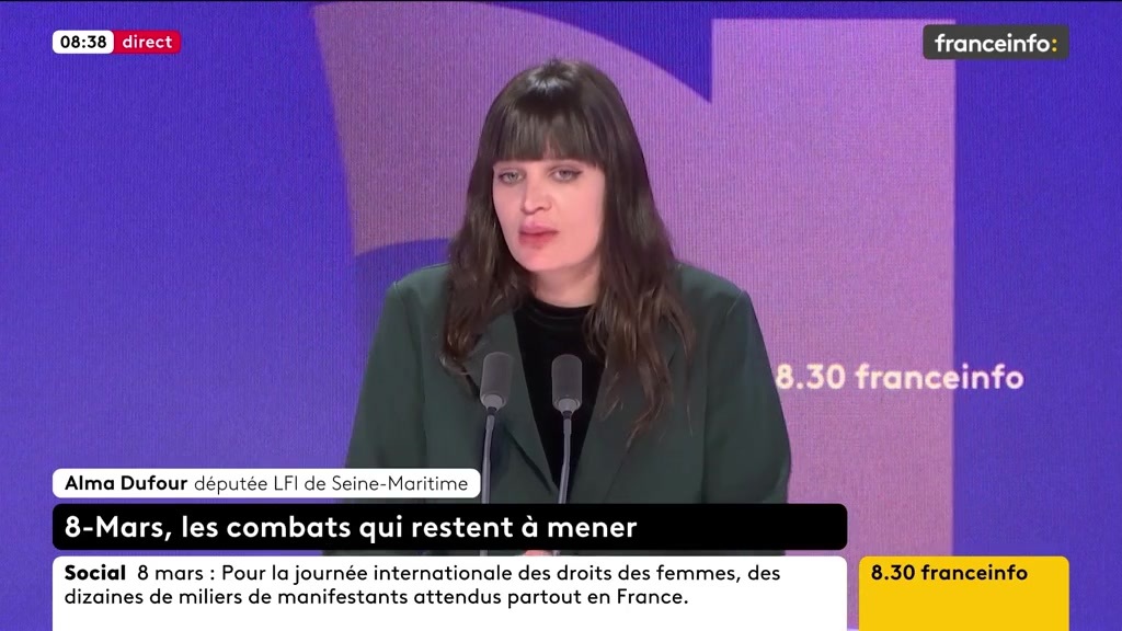 Proposition de loi de LFI pour mettre fin au devoir conjugal : “La question est symbolique. Des choses doivent être ancrées dans le droit pour faire avancer les mentalités. Il faut rompre cette idée qu’une femme appartient à un homme”, insiste la députée Alma Dufour.