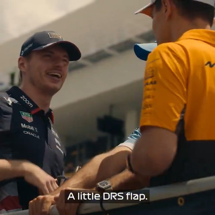 The story behind Lando Norris' 'DRS flap', caught in 4K 🤣 Drive to Survive Season 7, now streaming on Netflix 🍿 #F1