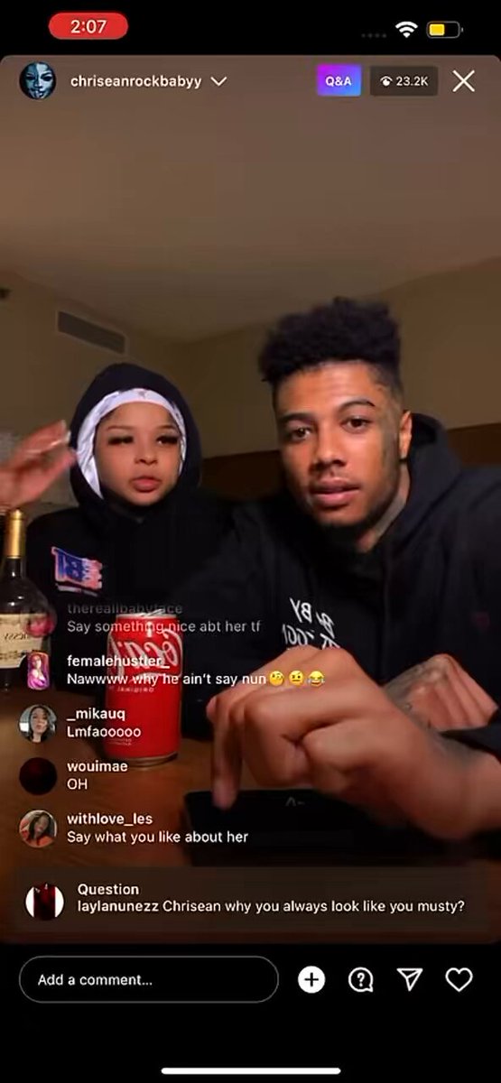 Looking back at these she was wild the whole live drunk asf getting mad at little ass things ! Like blueface this is who you choose as your “wife” when Jaidyn is the wife material ? This is all a game and money is definitely involved this bc why would he go back ?