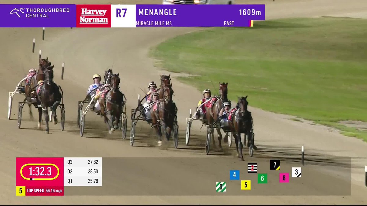 Don Hugo holds off Leap To Fame to win the 2025 Miracle Mile! 🏆 Club Menangle