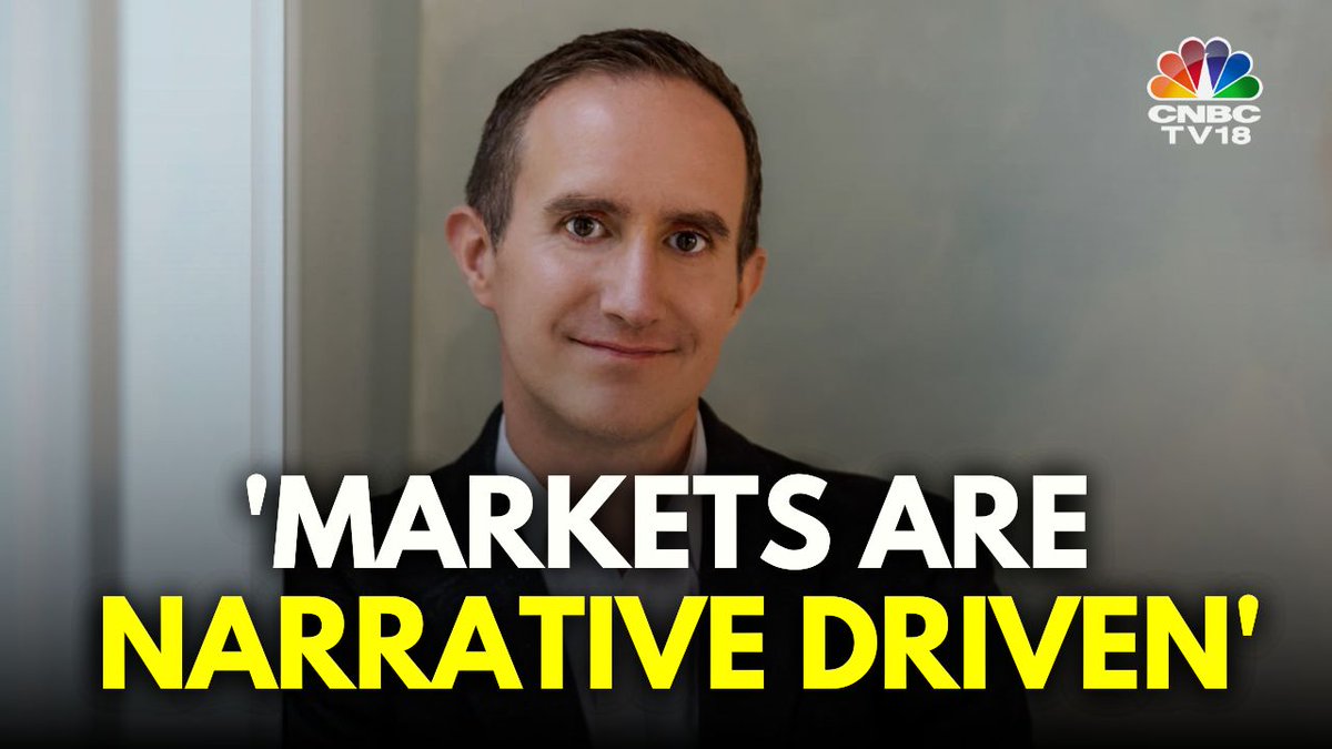 'Every valuation is a number from today multiplied by a story about tomorrow!' Best-selling author Morgan Housel says narratives matter more versus just numbers! Prashant Nair Moneycontrol #GlobalWealthSummit #StockMarket #cnbctv18digital