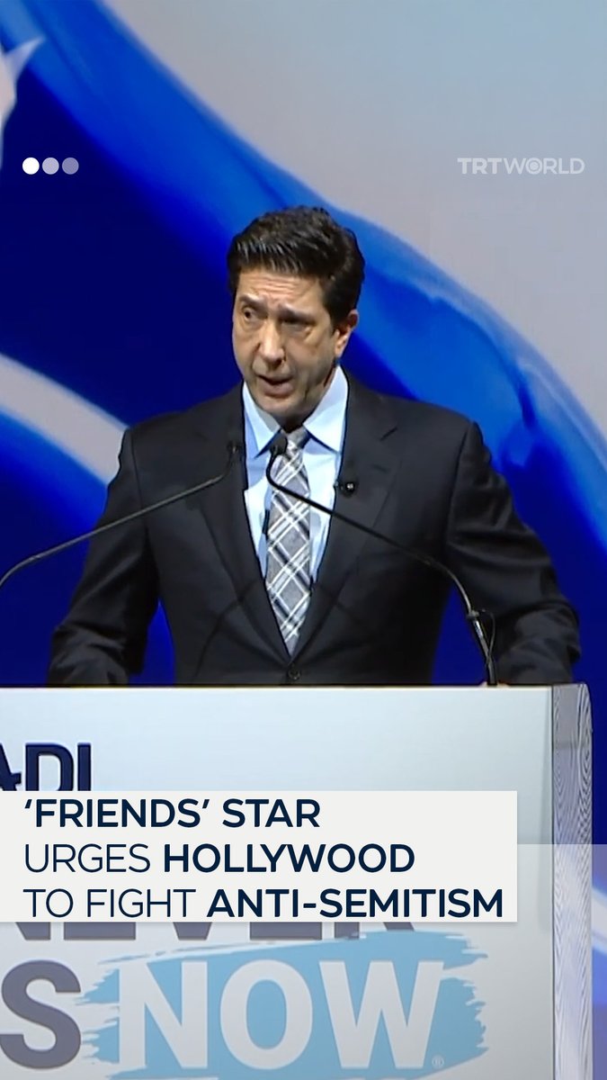 “No one’s asking you to solve the conflict in the Middle East.” ‘Friends’ star David Schwimmer called on Hollywood to speak out against anti-Semitism at an event held by the Anti-Defamation League, a pro-Israel lobbying group, where Israeli actress Gal Gadot was awarded for advocacy for her country