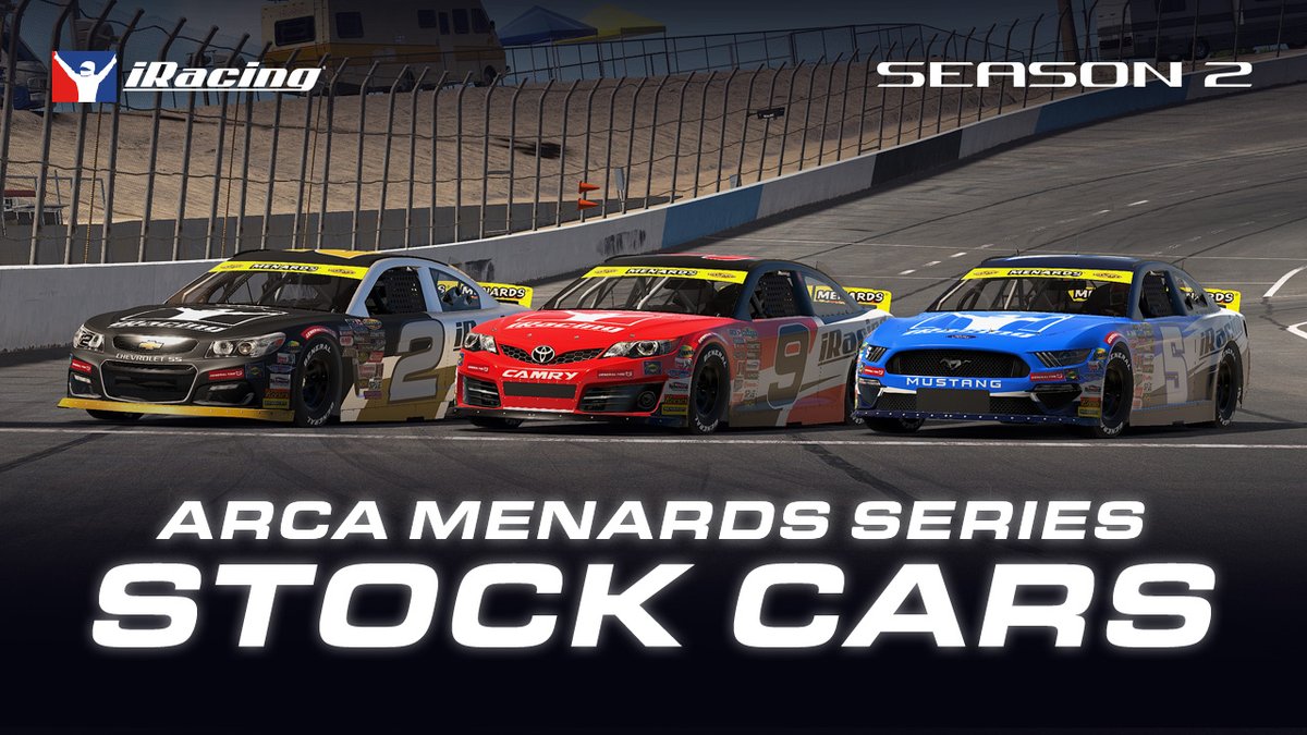 ARCA Stock Cars will be arriving in the 2025 Season 2 update! 🏁 ARCA Menards Series
