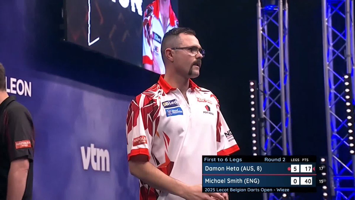 HETA WHITEWASHES BULLY BOY! 🇦🇺 Damon Heta punishes a below-par display from Michael Smith to breeze through to the last 16 at the Belgian Darts Open! 🔜 Stephen Bunting v Jermaine Wattimena 📺 | #ET1