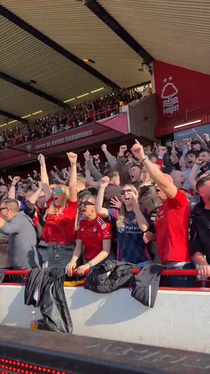 SOUND UP FOR NOTTINGHAM FOREST SCENES. 🔊