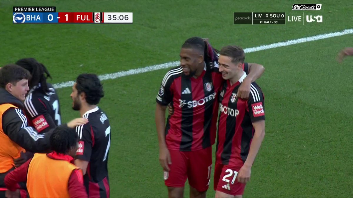 WHAT A TOUCH, WHAT A FINISH BY RAUL JIMENEZ. 🇲🇽 📺 USA Network | #BHAFUL