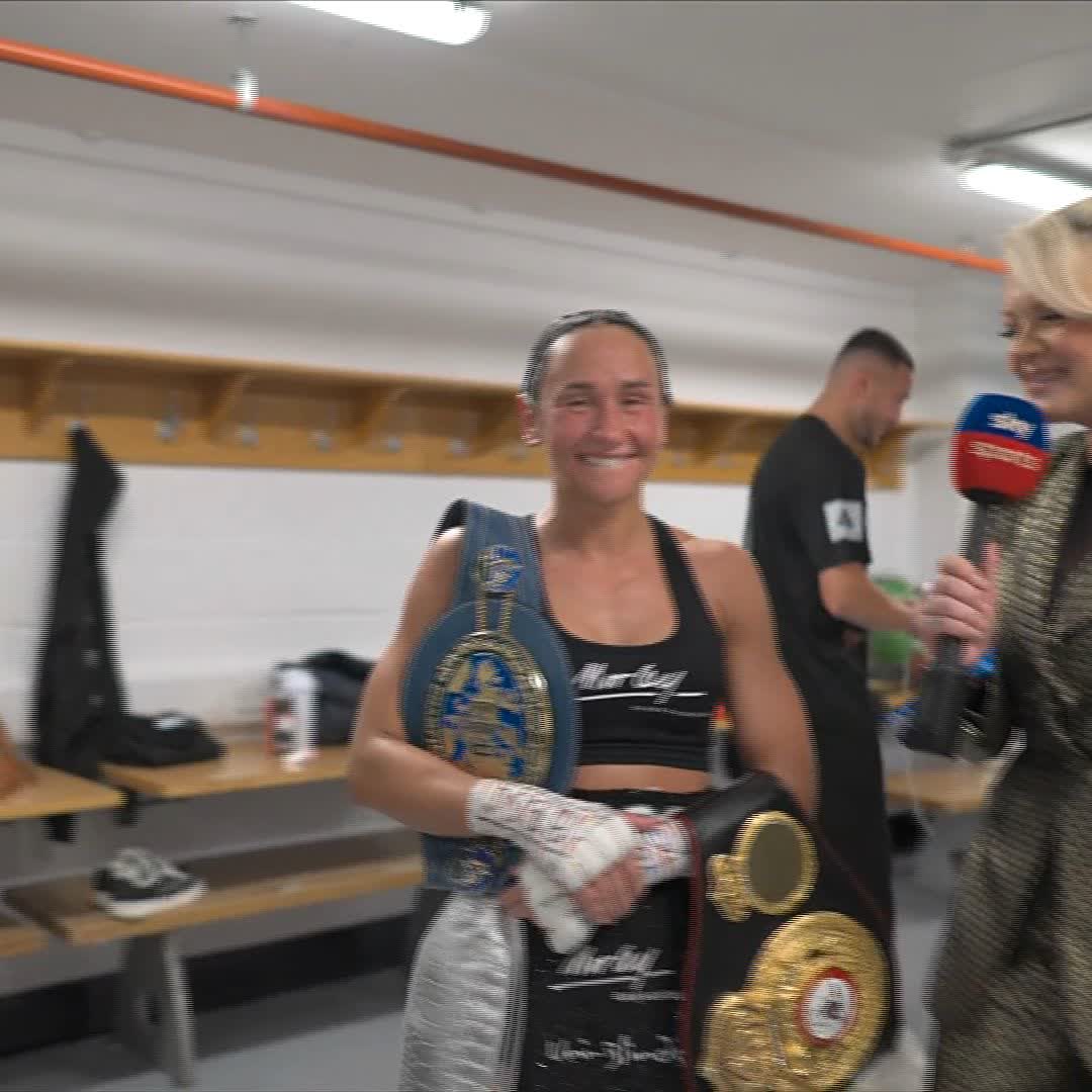 Jasmina Zapotoczna on her BIG win over Chloe Watson last night 🗣️