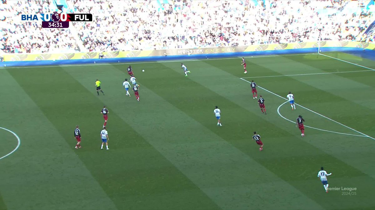 Crazy run and pinpoint cross 🎯 Alex Iwobi's assist for Fulham's opener was brilliant ✨