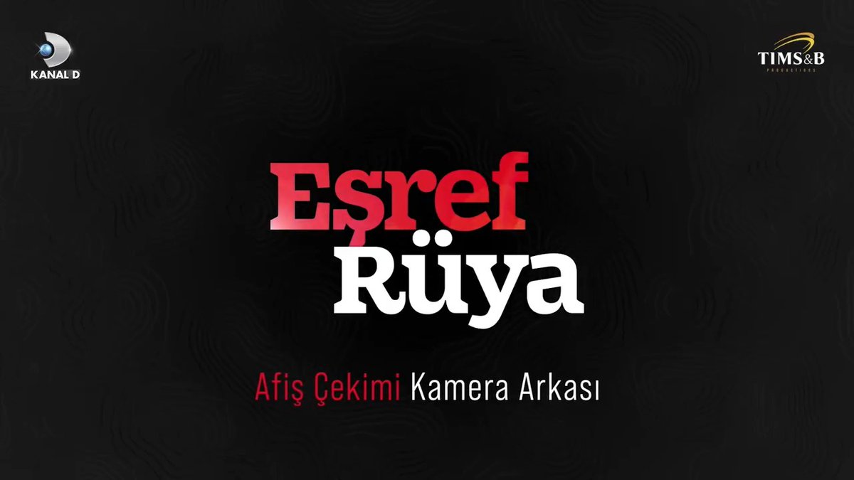 Afiş çekiminden kamera arkası sizlerle! #EşrefRüya 19 Mart Çarşamba 20.00'de #KanalD’de başlıyor. @kanald @timsandb